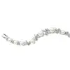 'Morgan' Ivory Pearl & Cubic Zirconia Bridal & Event Bracelet thumbnail