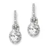 'Octavia' Oval Cubic Zirconia Event Earrings thumbnail