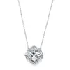 'Jasmine' Cubic Zirconia & Pavé Pendant & Necklace thumbnail