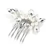 'Pretty' Pearl & Crystal Bridal Hair Comb thumbnail