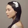 'Chloe' Beaded Lace Bridal Hair Comb - Ivory thumbnail