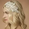 'Juliette' Sequin and Rhinestone Bridal / Debutante Headband - Ivory thumbnail