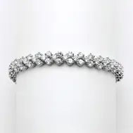 'Jessica' Cubic Zirconia Event Bracelet - Petite