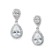 'Scarlette II' Cubic Zirconia Event Earrings