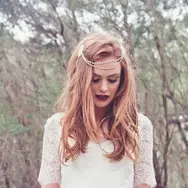 1. Cathleen Jia 'Loretta' Bridal Head Jewel thumbnail