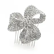 Crystal Encrusted Hair Comb