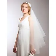 'Garland' Lace Bridal / Debutante Veil - White