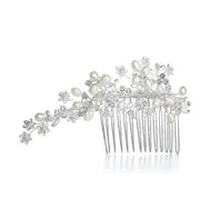 'Bella' Freshwater Pearl Bridal Hair Comb