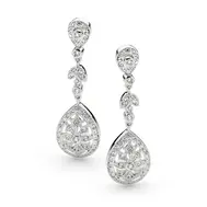 'Ashlee' Cubic Zirconia Pavé Event Earrings