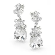 'Elizabeth II' Cubic Zirconia Event Earrings