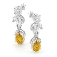 Saint Tropez Cubic Zirconia Event Earrings