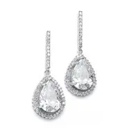 'Scarlette III' Cubic Zirconia Earrings