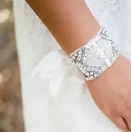 'Nikka' Crystal Bridal Bracelet by Nestina