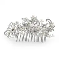 'Sasha' Statement Pearl & Crystal Bridal Hair Comb