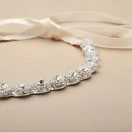 1. 'Alicia' Crystal Bridal Belt Sash thumbnail