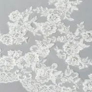 1. 'Prea' Cathedral One Layer Veil - Ivory thumbnail