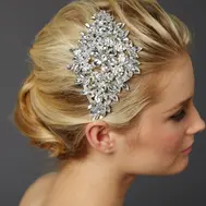 'Loretta' Crystal Wedding Head Jewel