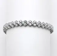 'Jessica' Cubic Zirconia Event Bracelet - Medium 