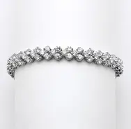 1. 'Jessica' Cubic Zirconia Event Bracelet - Medium  thumbnail