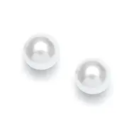 'BOLD' 8mm PEARL STUDS 