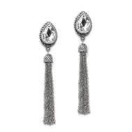 Silver Dancer - Luxe Boho tassel drop