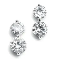 'Madison' Cubic Zirconia earrings