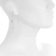 1. Clear Glint Earrings By Peter Lang thumbnail