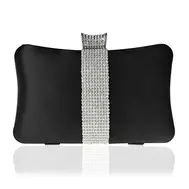 'Zaza' Crystal Stripe Clutch