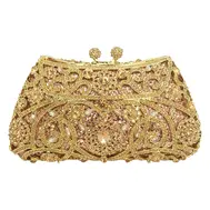 FiFi - Gold & Rose Peach Clutch