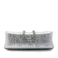 Horse Shoe Clutch in Silver