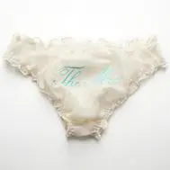 The Mrs Ivory 'Silk Bridal Knickers' Decadently embroidered in Aqua