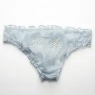The Mrs Aqua 'Silk Bridal Knickers' Decadently embroidered in Ivory