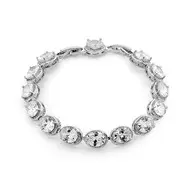 'Sophia' Stunning 18K white Gold Plated CZ Oval Bracelet