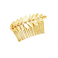 'Mid Summer' Hand Wired Hair Comb in Gold
