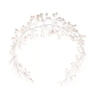 'Zanthe' Soft Cream Pearl Head Piece